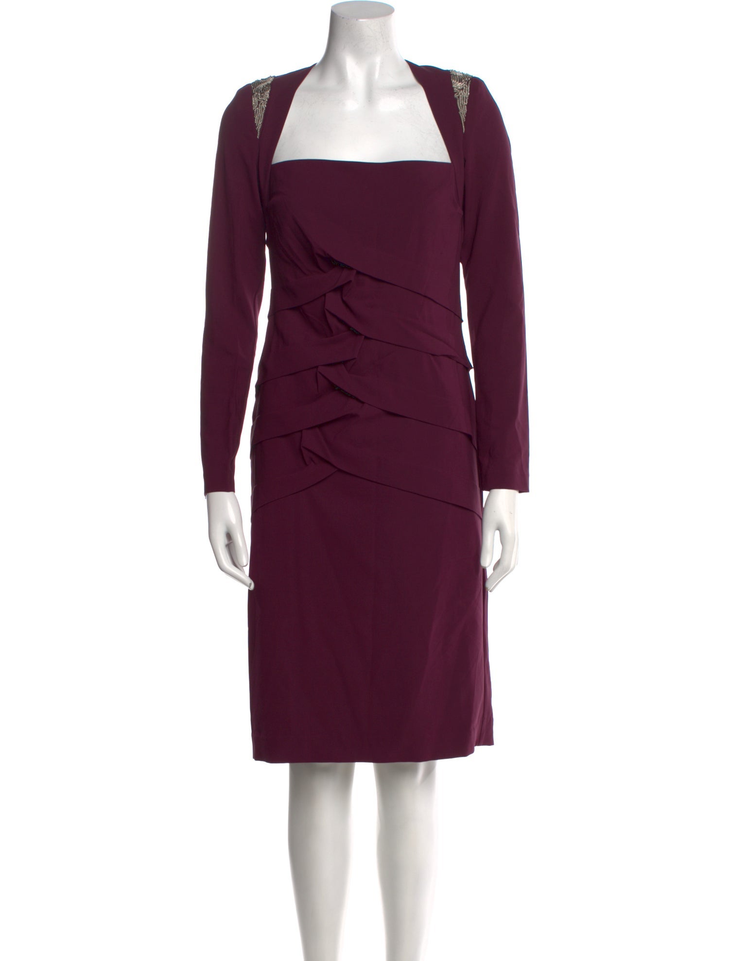 Nicole Miller Silk Knee-Length Dress