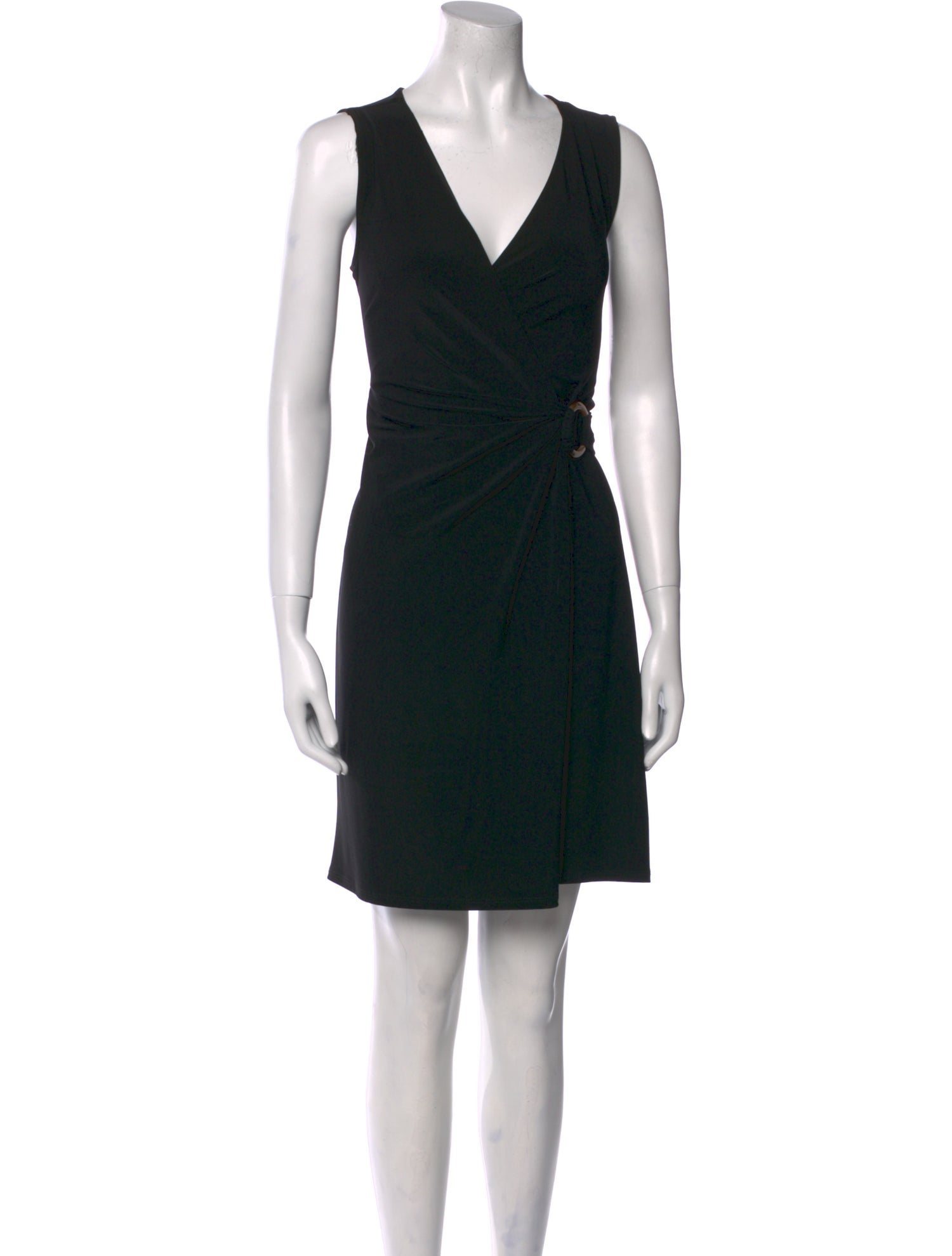 Nicole Miller V-Neck Mini Dress