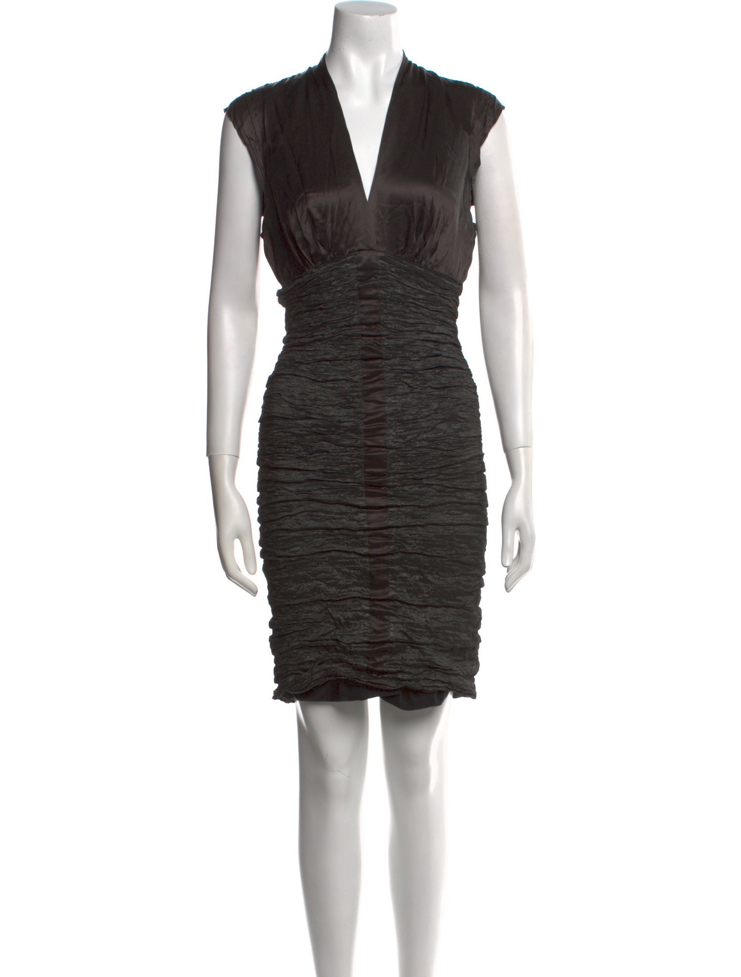 Nicole Miller V-Neck Mini Dress