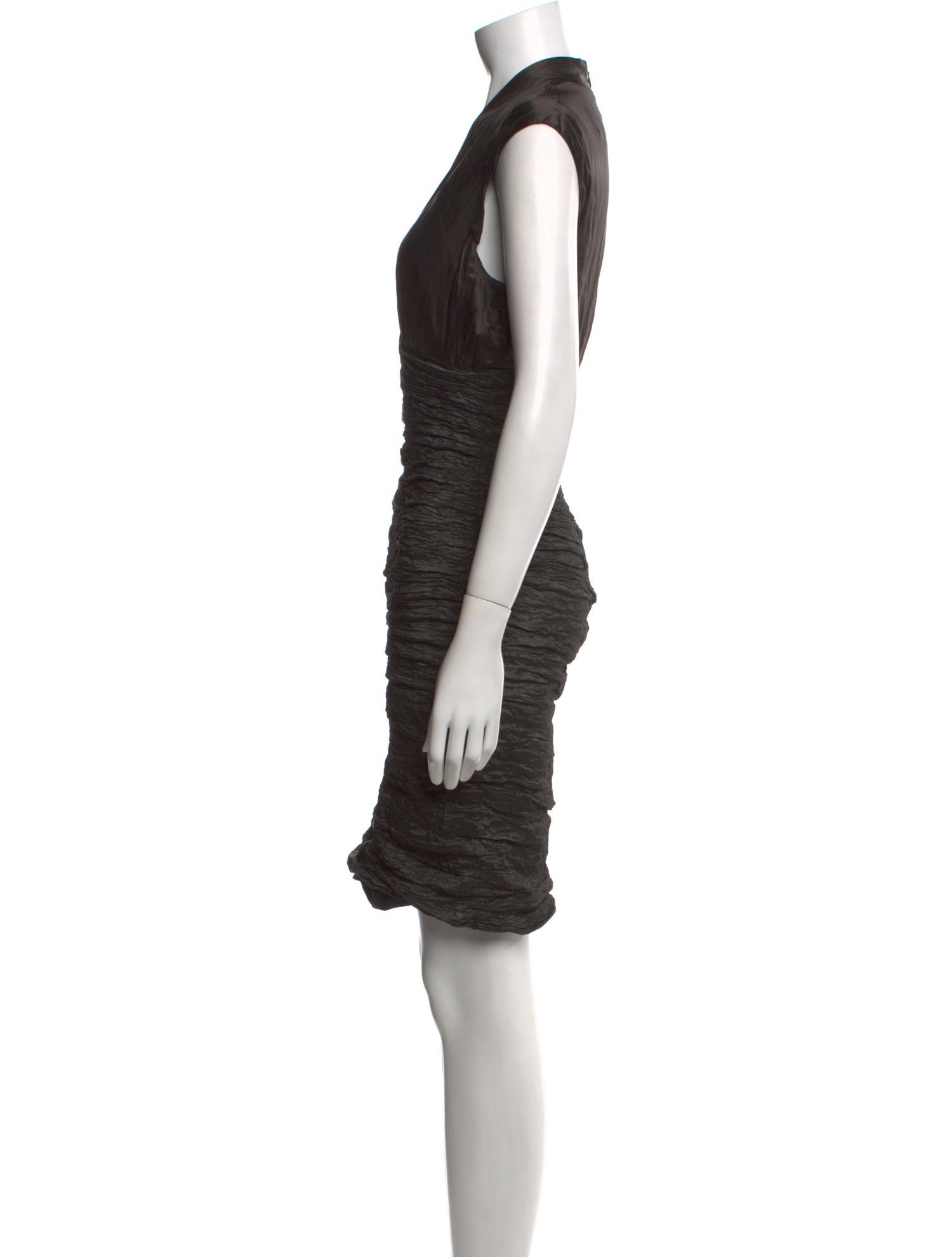 Nicole Miller V-Neck Mini Dress