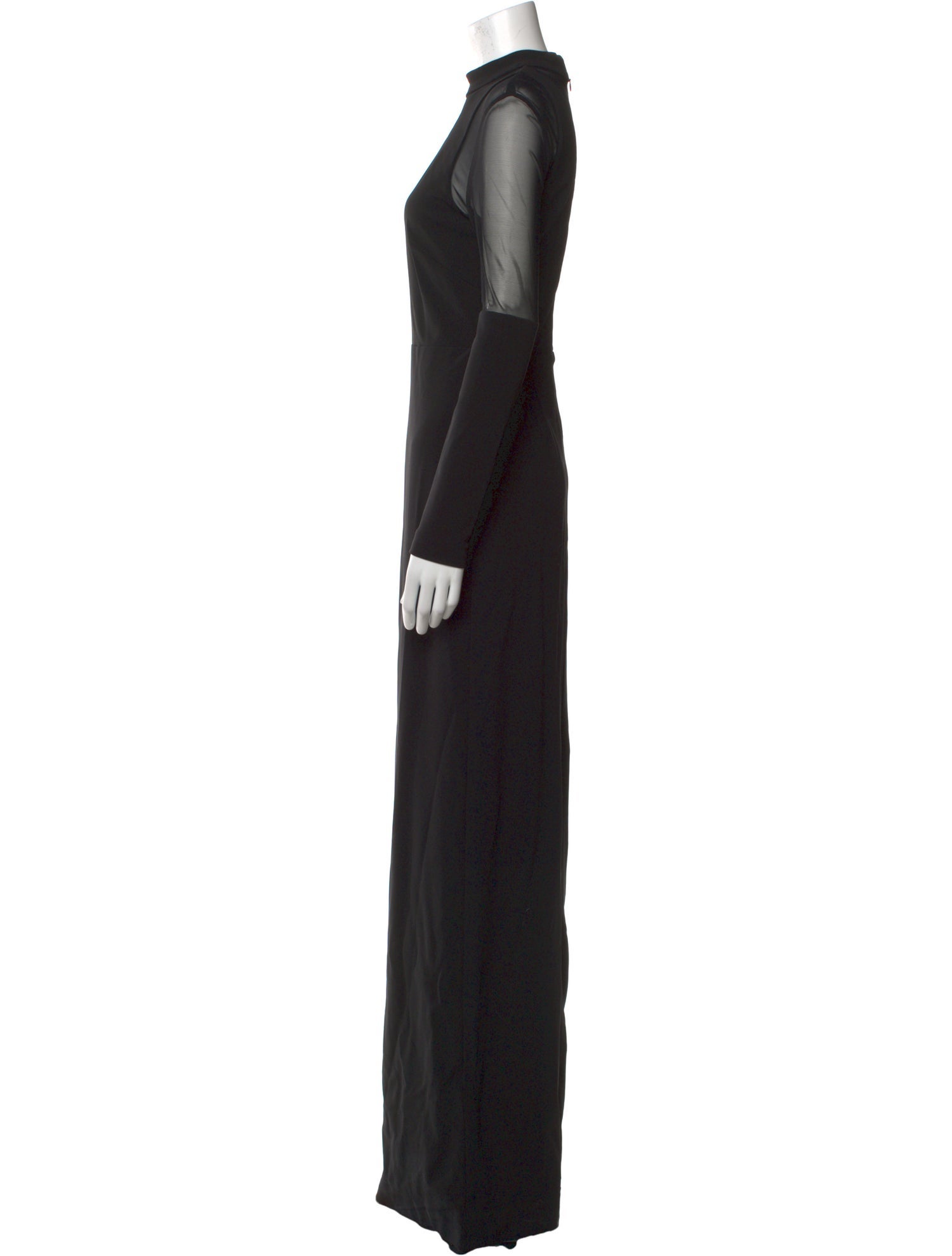 Nicole Miller Mock Neck Long Dress