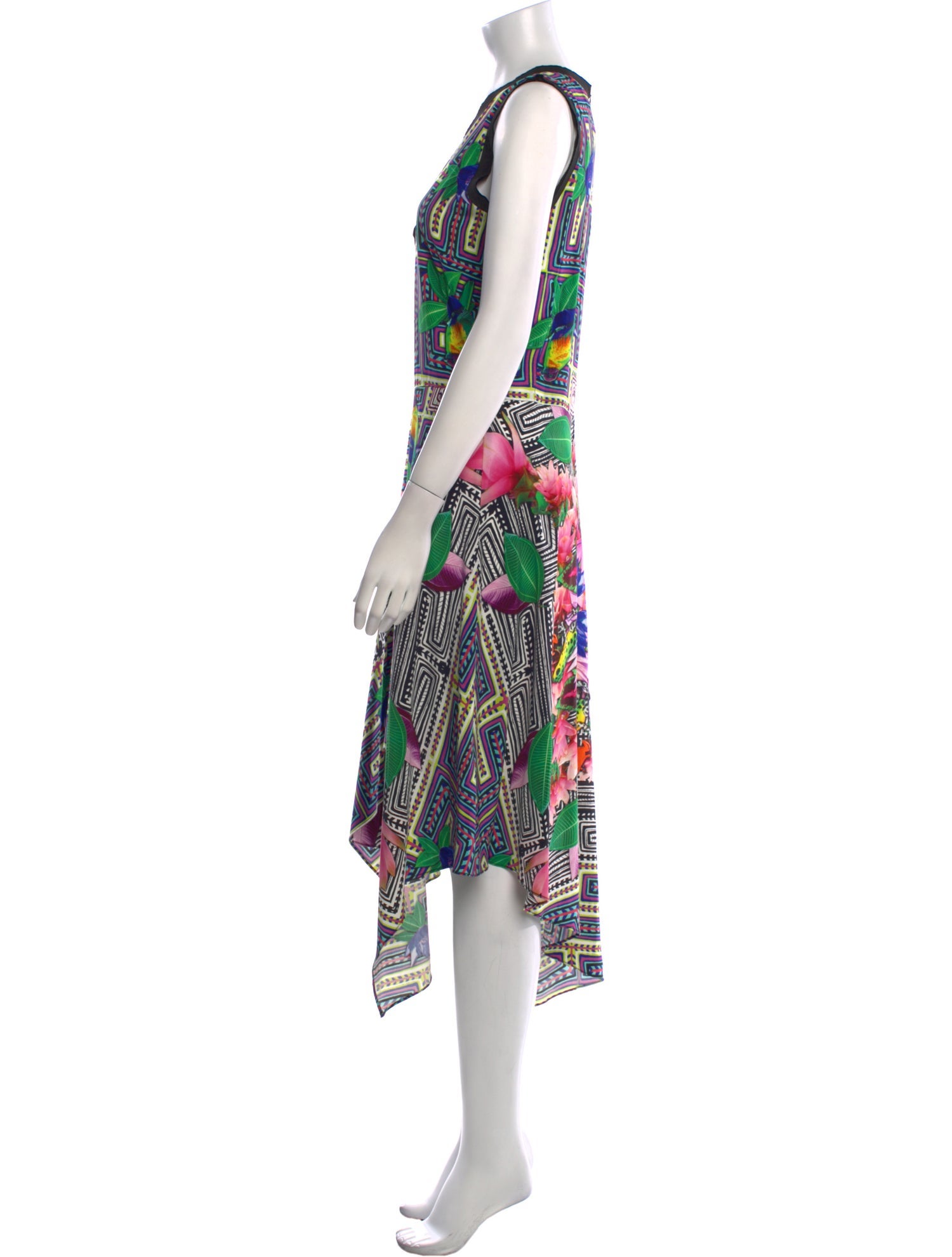 Nicole Miller Silk Long Dress