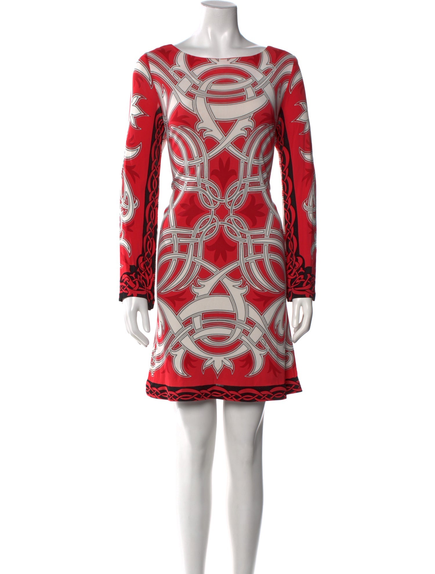 Nicole Miller Printed Mini Dress