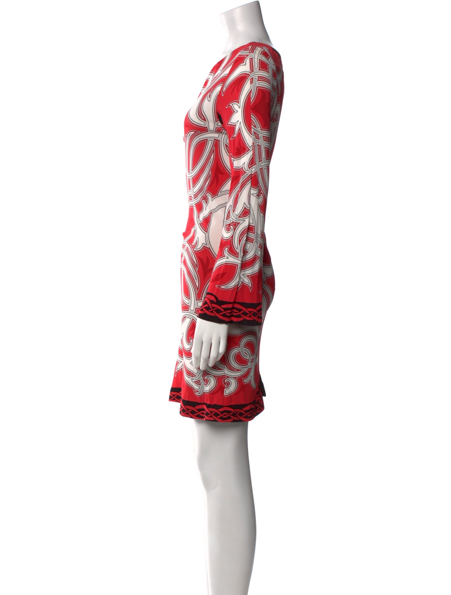 Nicole Miller Printed Mini Dress