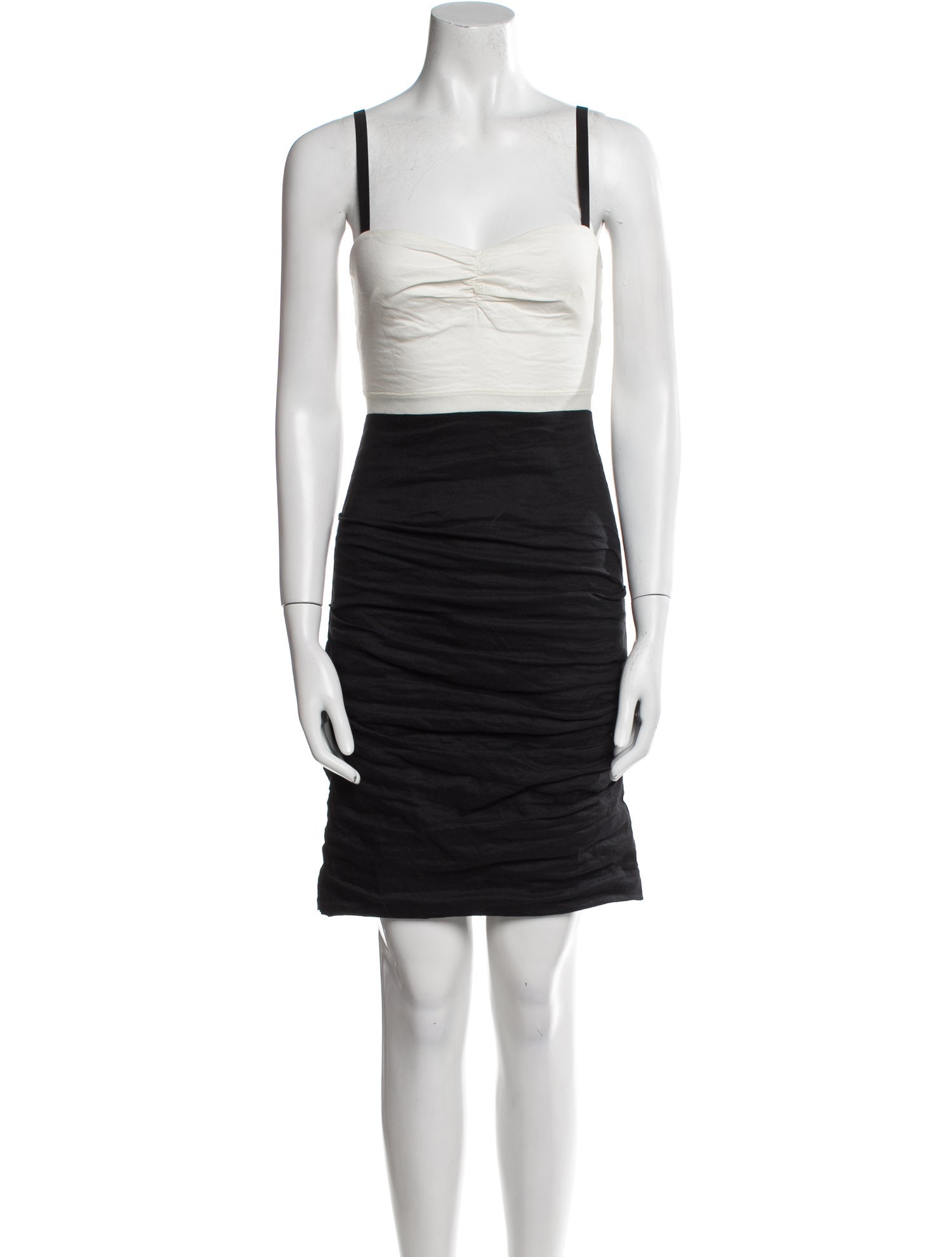 Nicole Miller Square Neckline Mini Dress