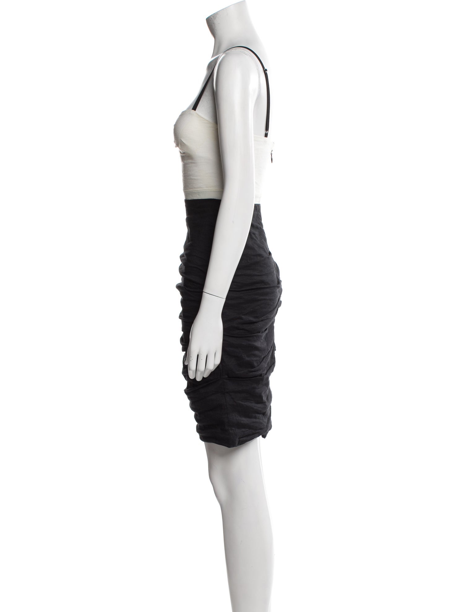 Nicole Miller Square Neckline Mini Dress