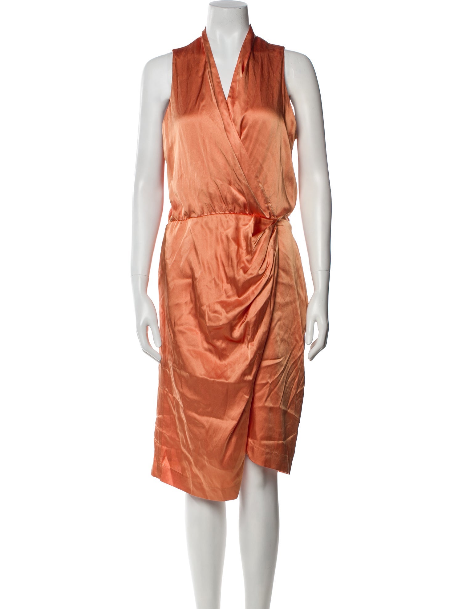 Nicole Miller Silk Midi Length Dress