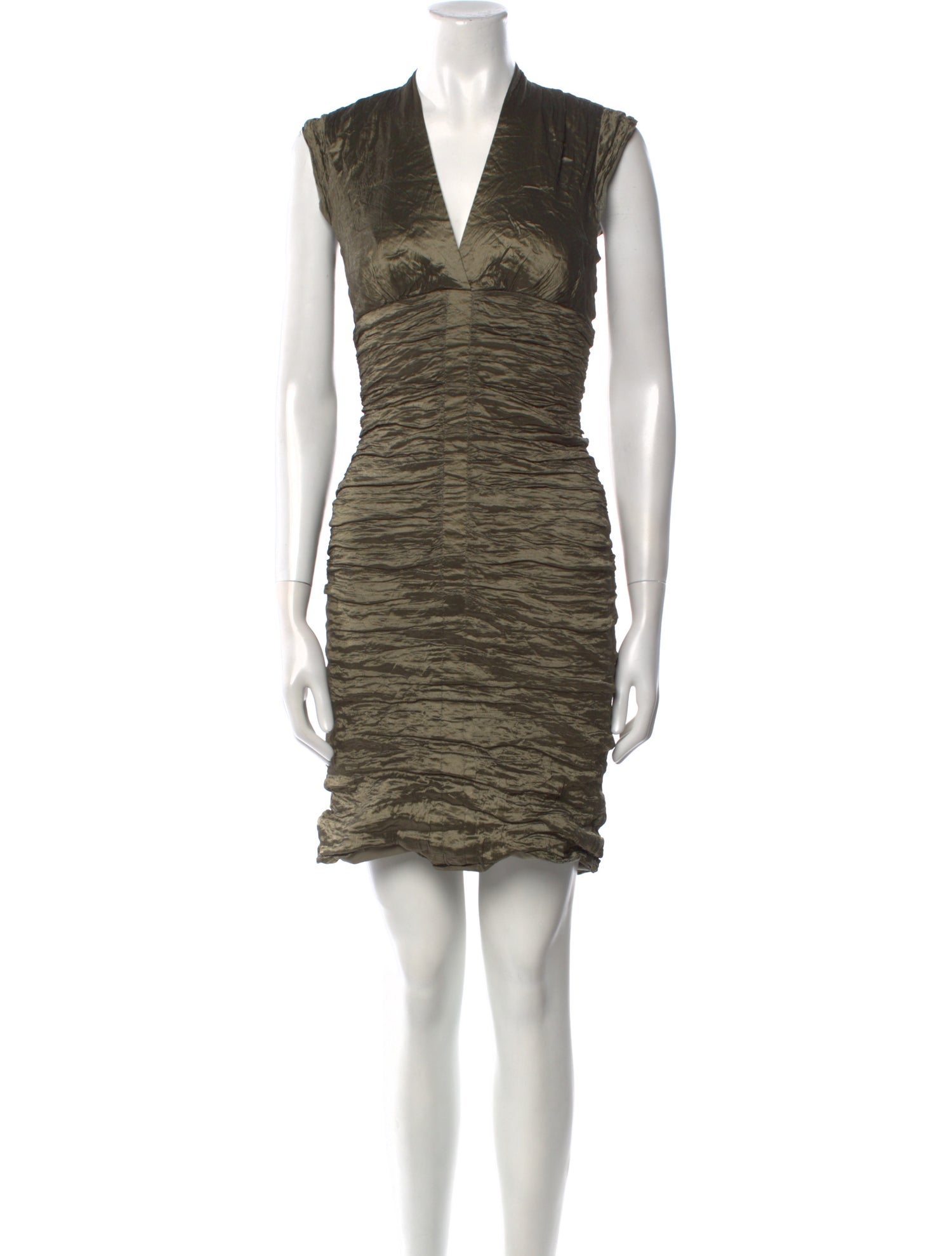 Nicole Miller V-Neck Mini Dress