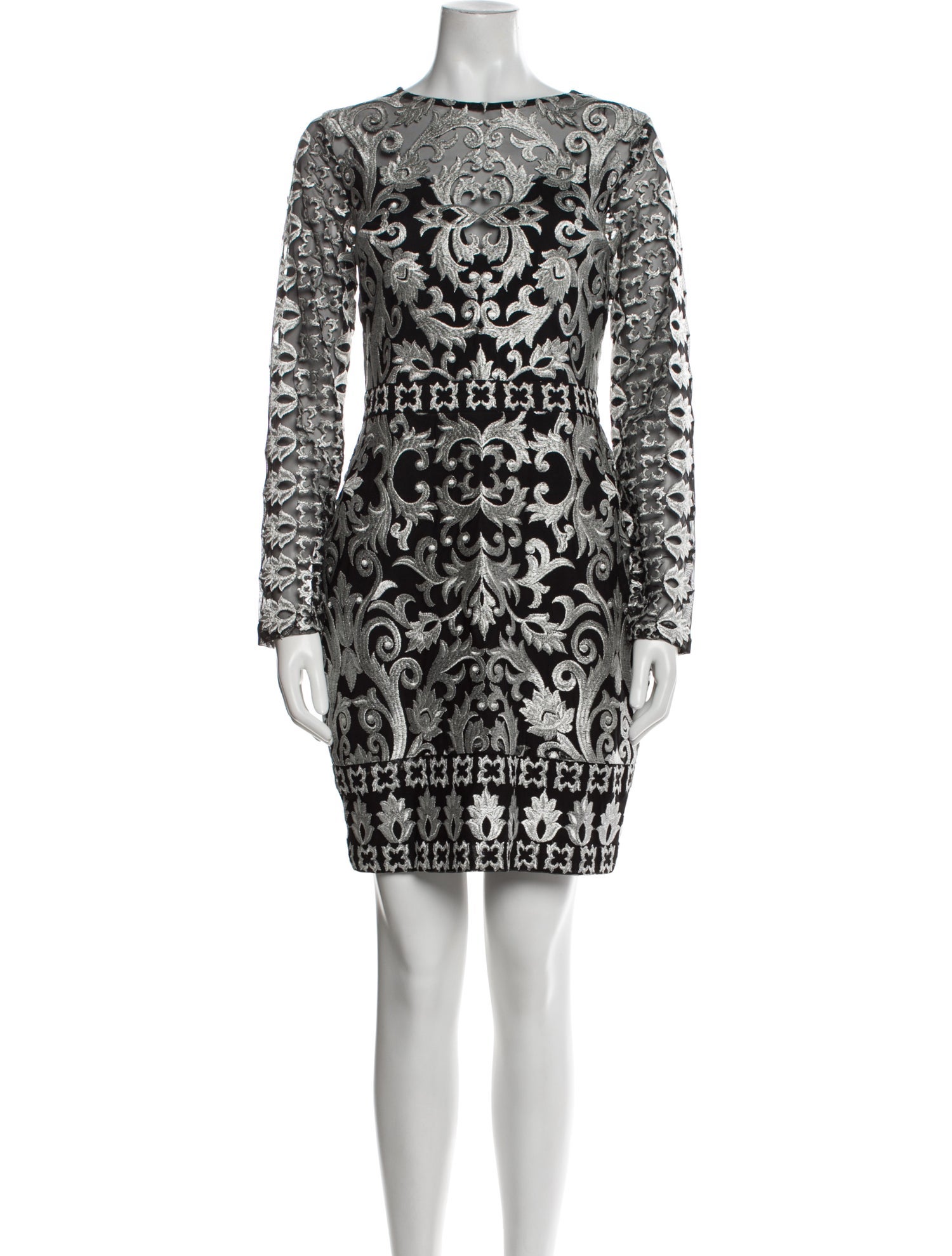 Nicole Miller Printed Mini Dress