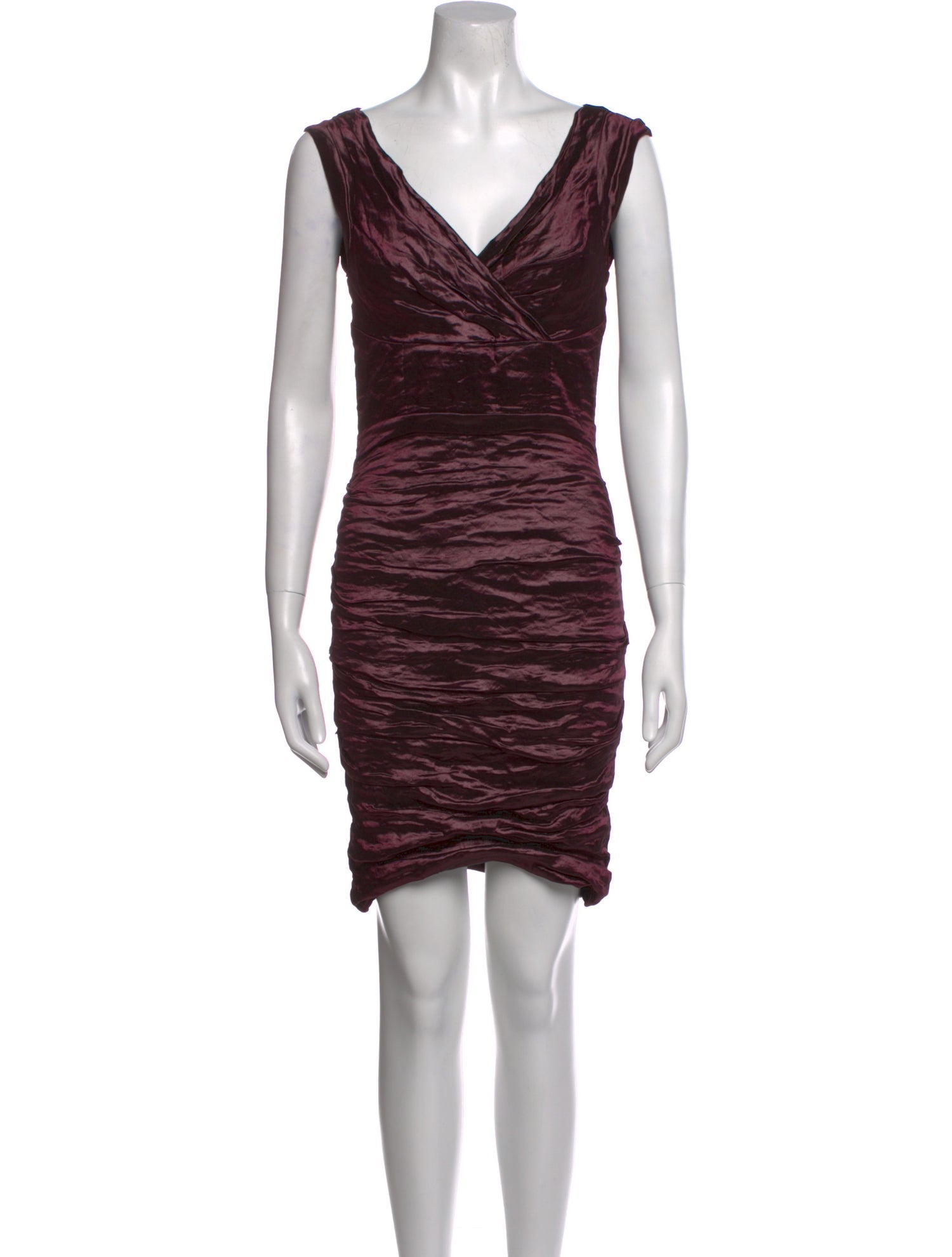 Nicole Miller V-Neck Mini Dress w/ Tags