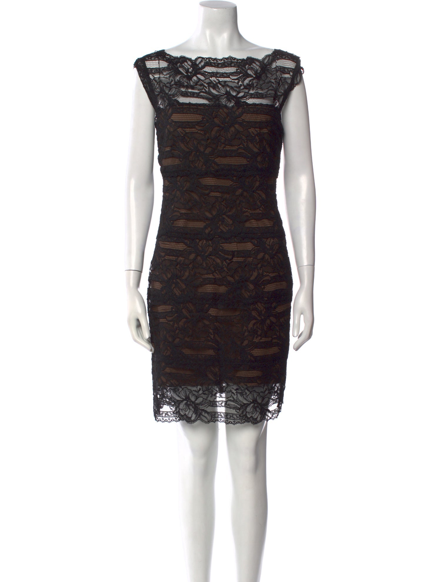 Nicole Miller Lace Pattern Mini Dress