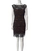 Nicole Miller Lace Pattern Mini Dress