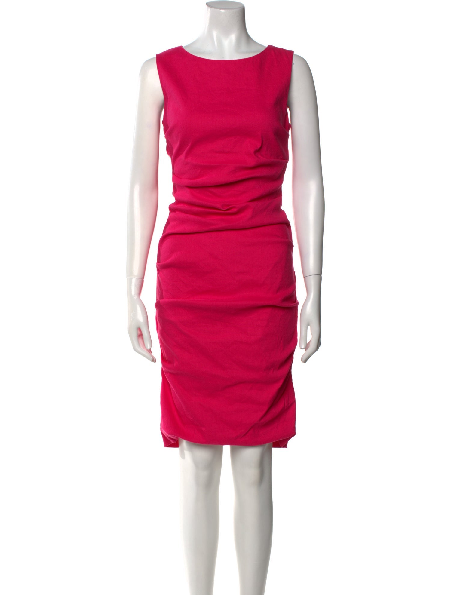 Nicole Miller Linen Midi Length Dress