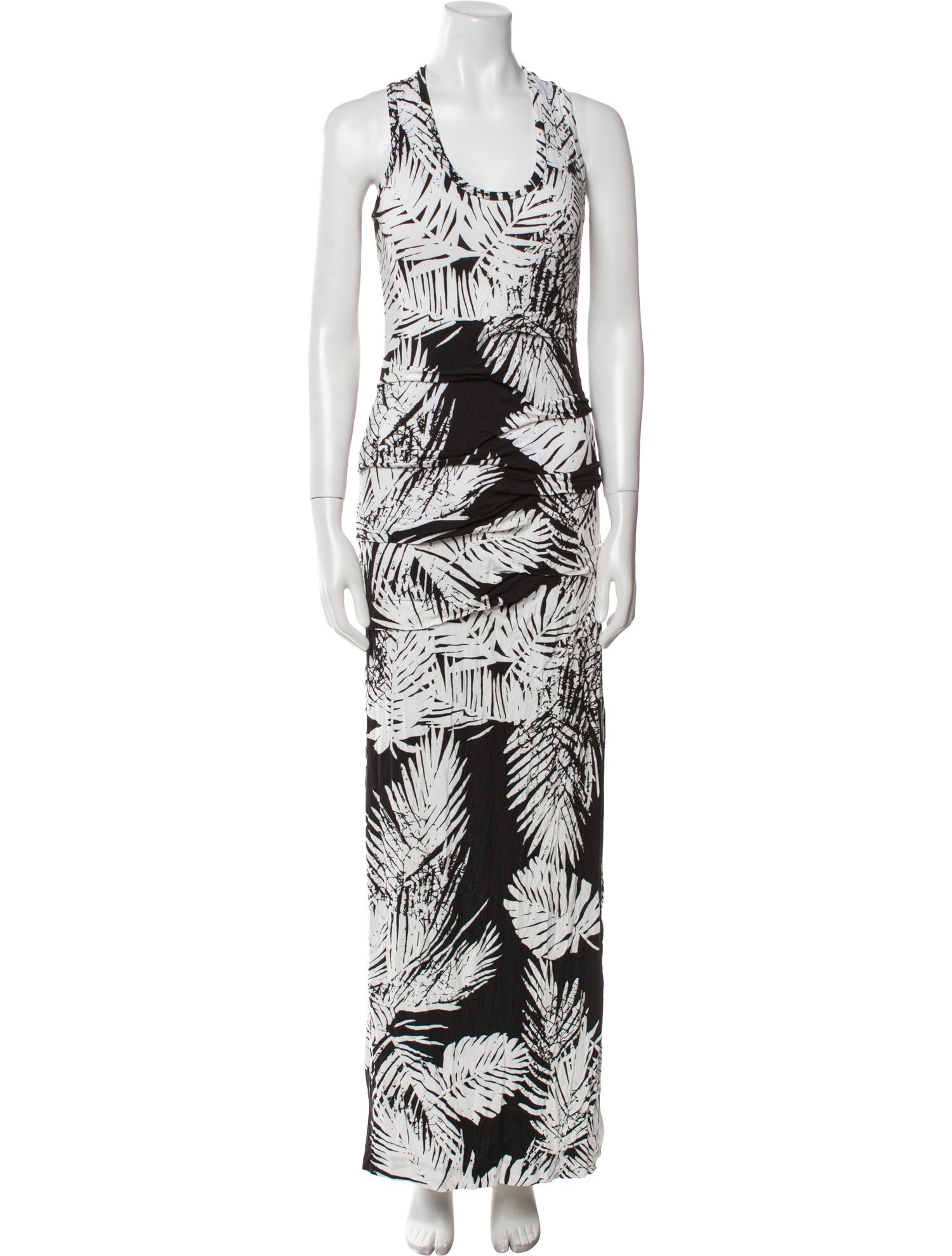 Nicole Miller Printed Long Dress