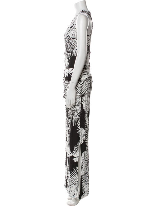 Nicole Miller Printed Long Dress