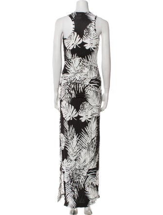 Nicole Miller Printed Long Dress