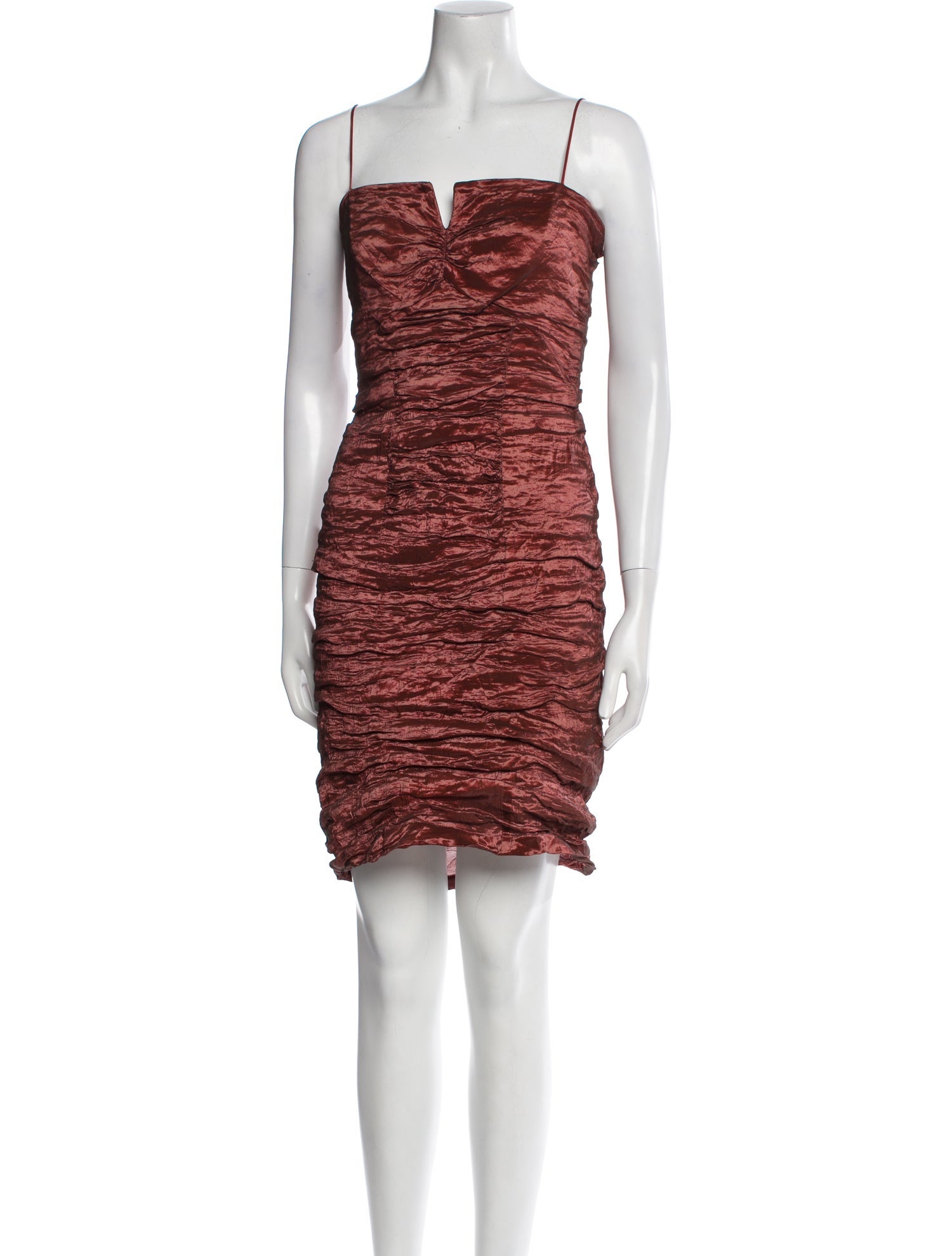 Nicole Miller Square Neckline Mini Dress