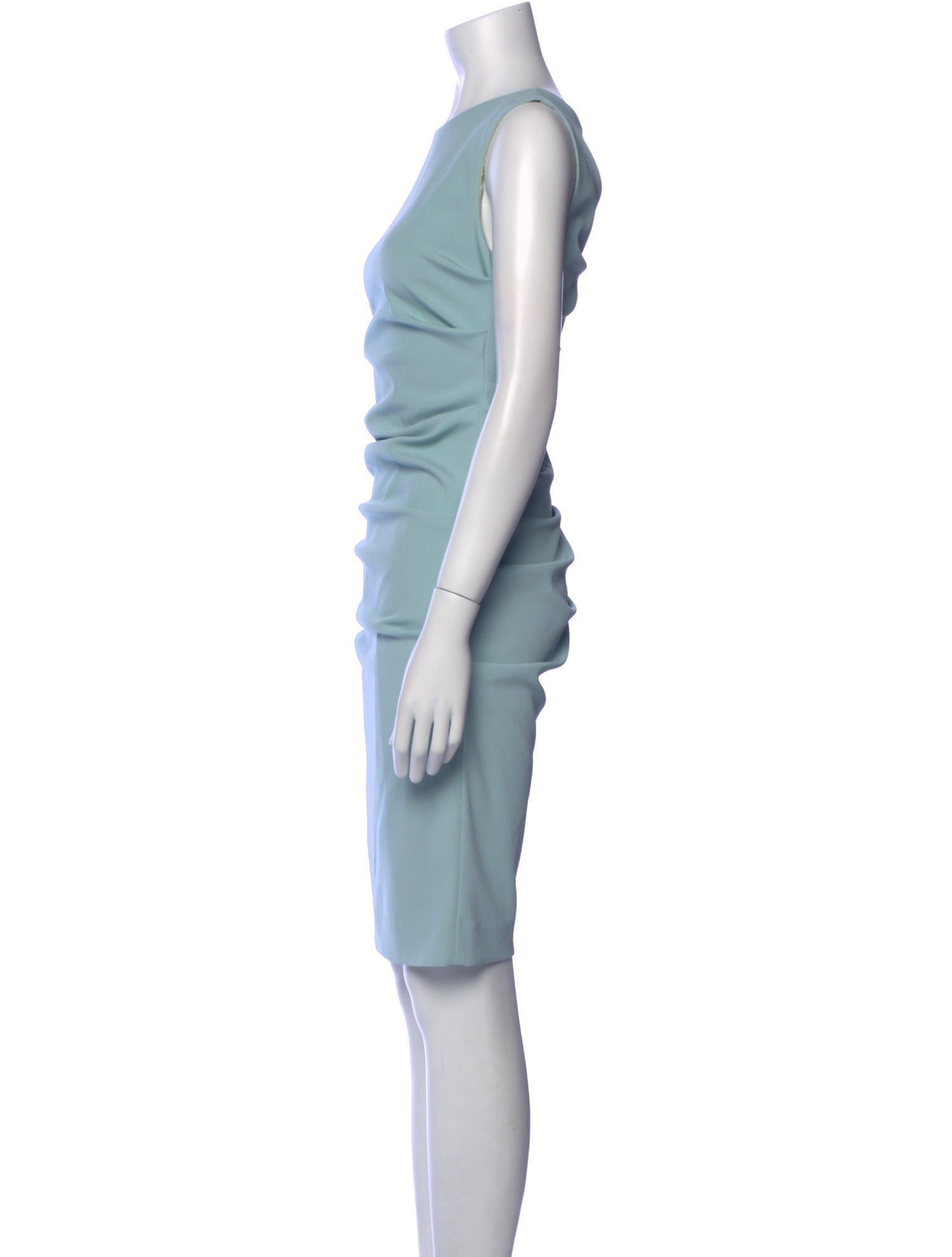 Nicole Miller Bateau Neckline Knee-Length Dress