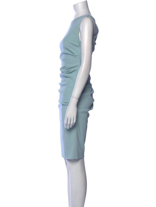 Nicole Miller Bateau Neckline Knee-Length Dress