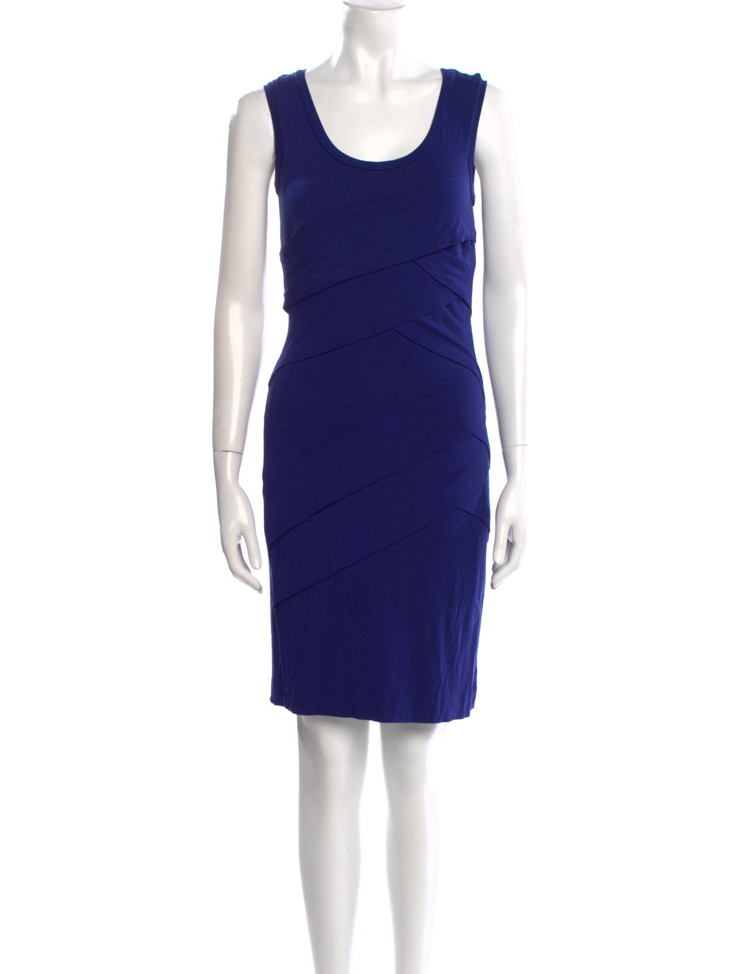 Nicole Miller Scoop Neck Mini Dress