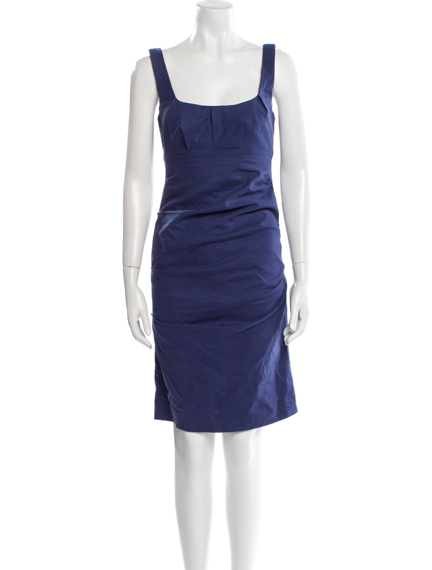 Nicole Miller Square Neckline Mini Dress