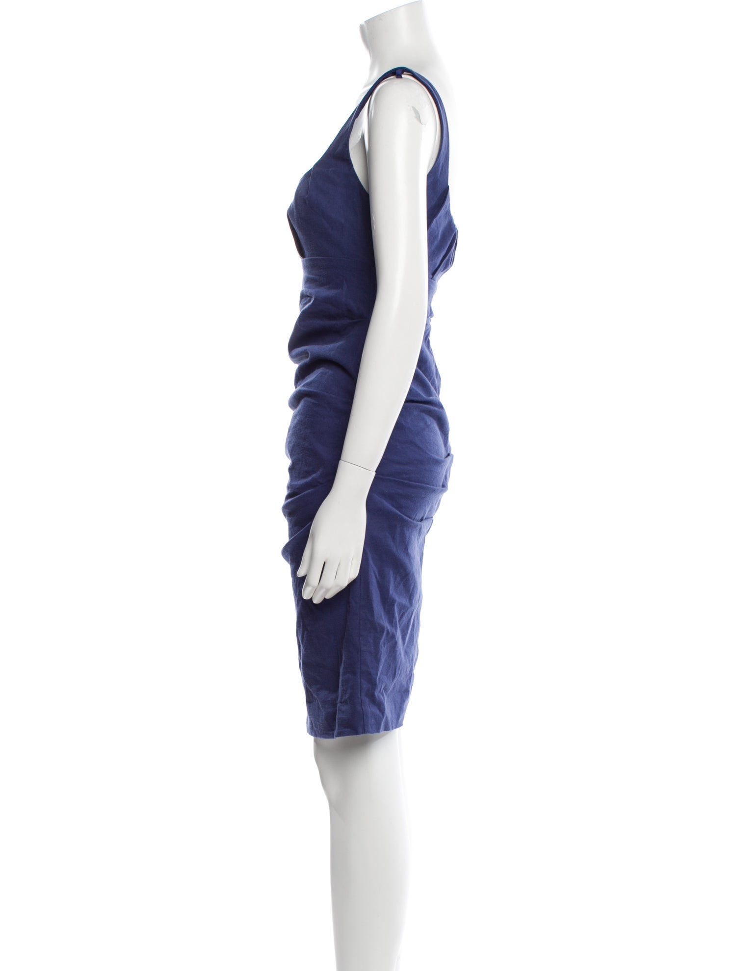 Nicole Miller Square Neckline Mini Dress