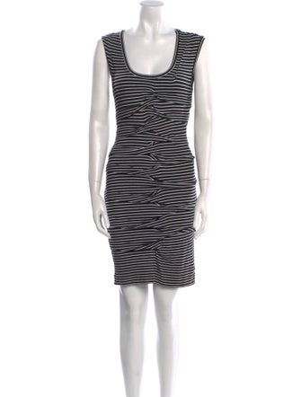 Nicole Miller Striped Mini Dress
