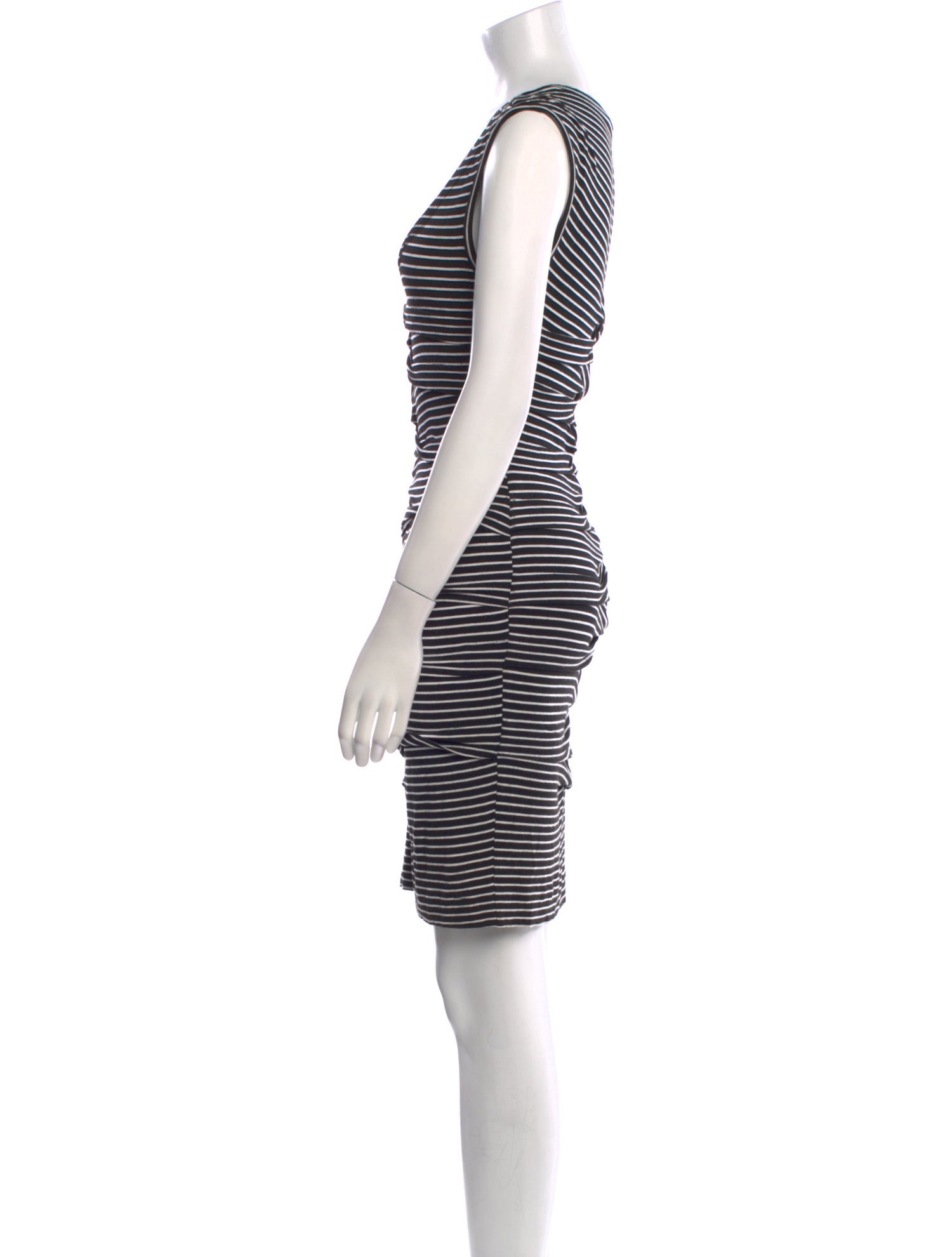 Nicole Miller Striped Mini Dress