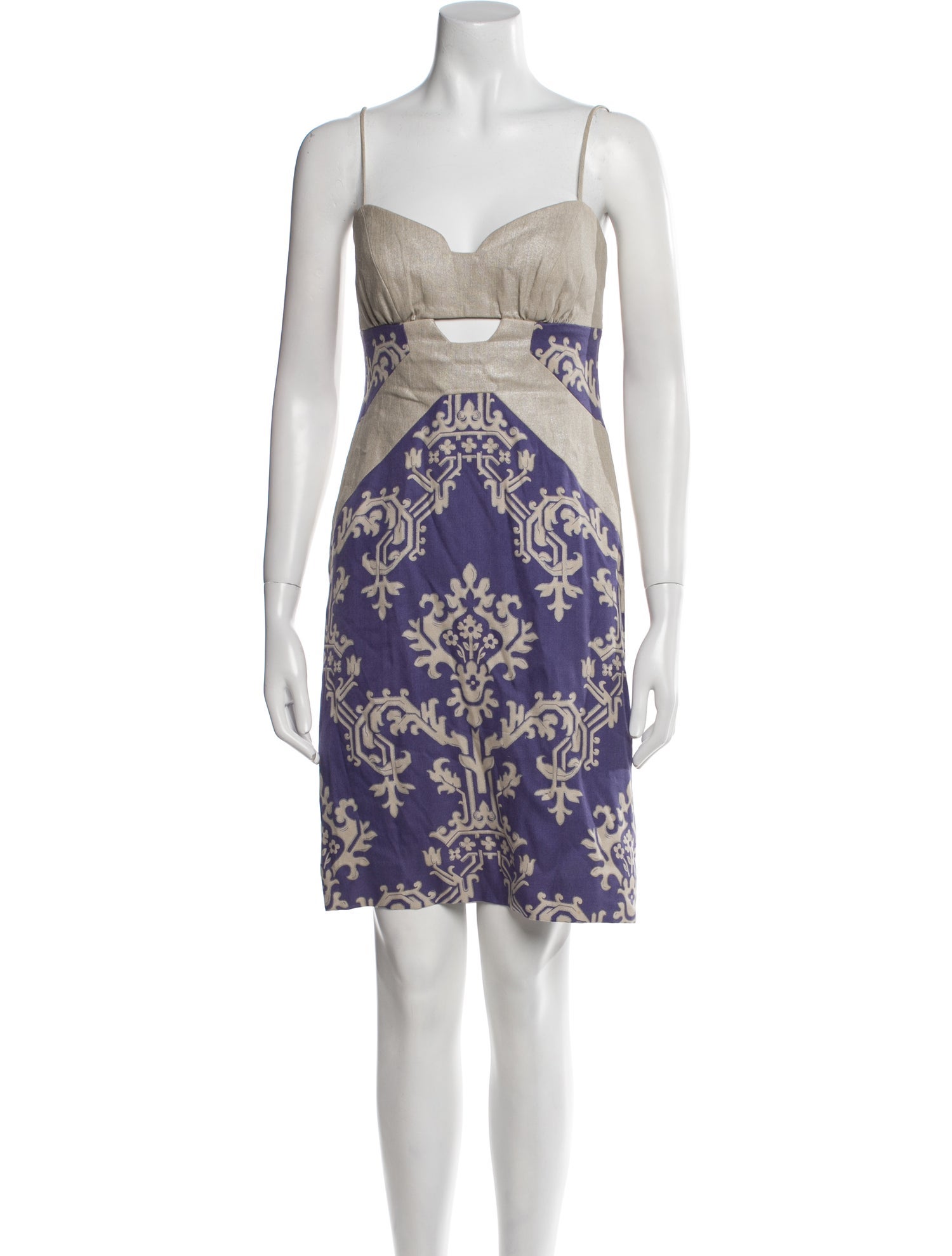 Nicole Miller Printed Mini Dress