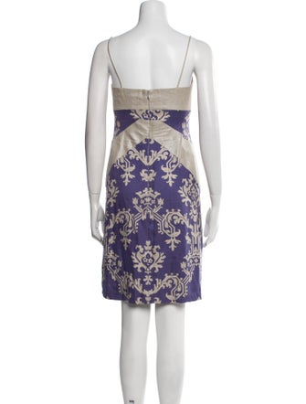 Nicole Miller Printed Mini Dress