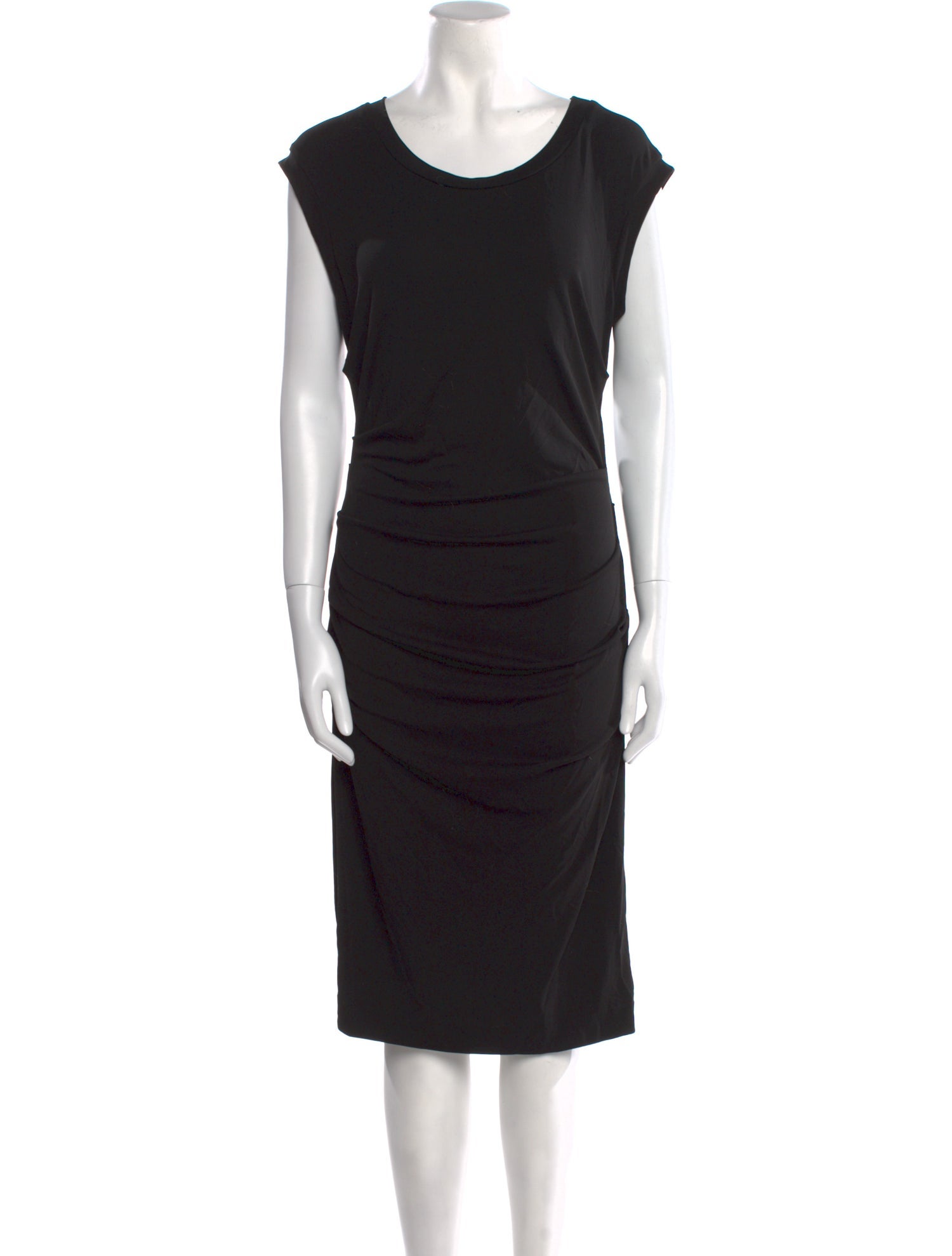 Nicole Miller Scoop Neck Knee-Length Dress