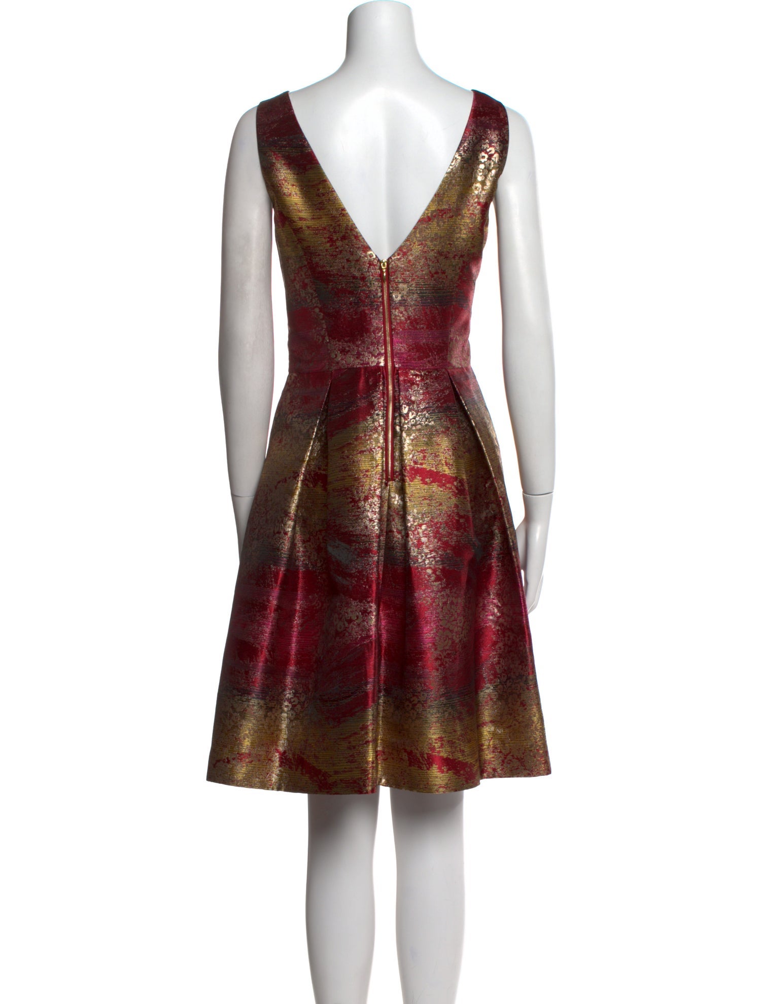 Nicole Miller Printed Knee-Length Dress