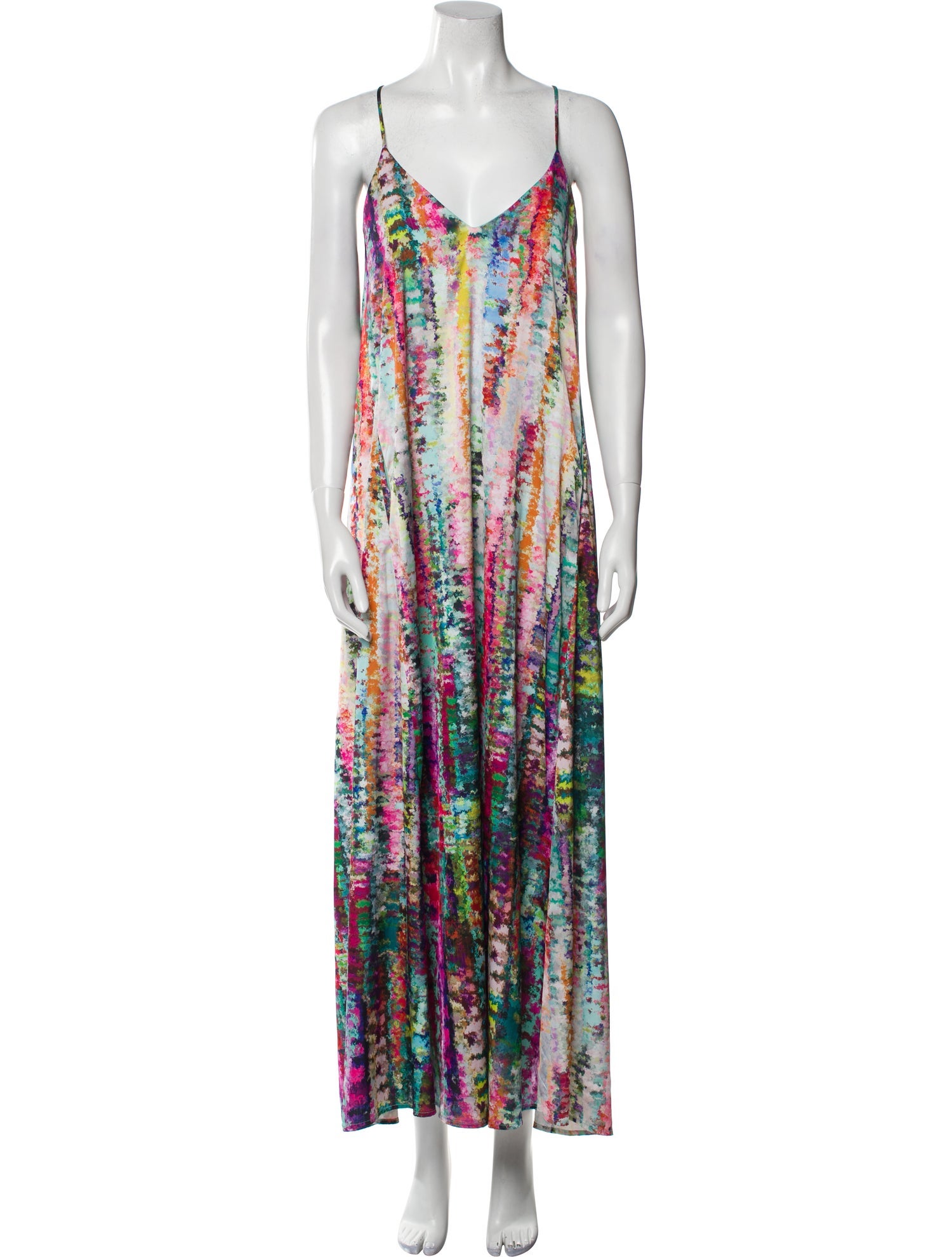 Nicole Miller Printed Long Dress
