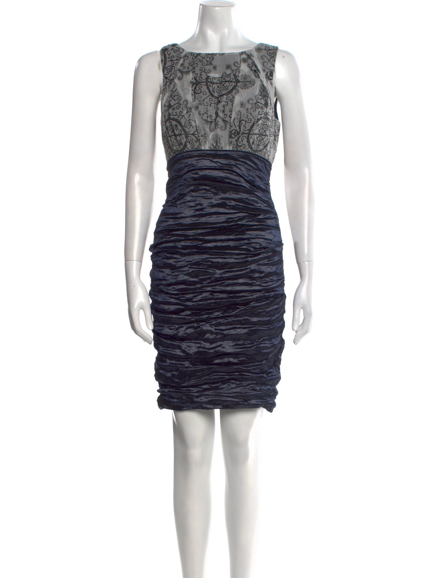 Nicole Miller Printed Knee-Length Dress w/ Tags