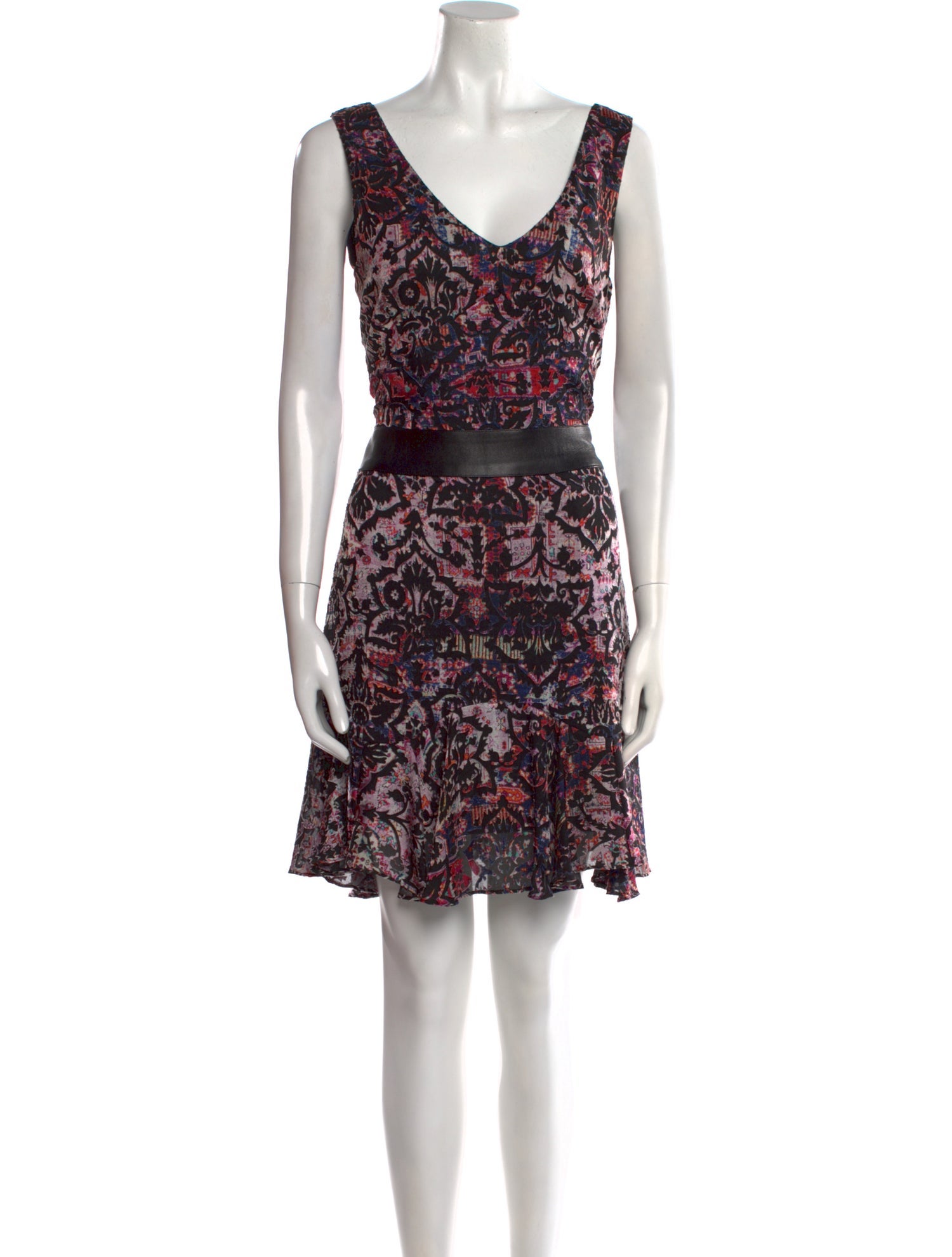 Nicole Miller Printed Mini Dress