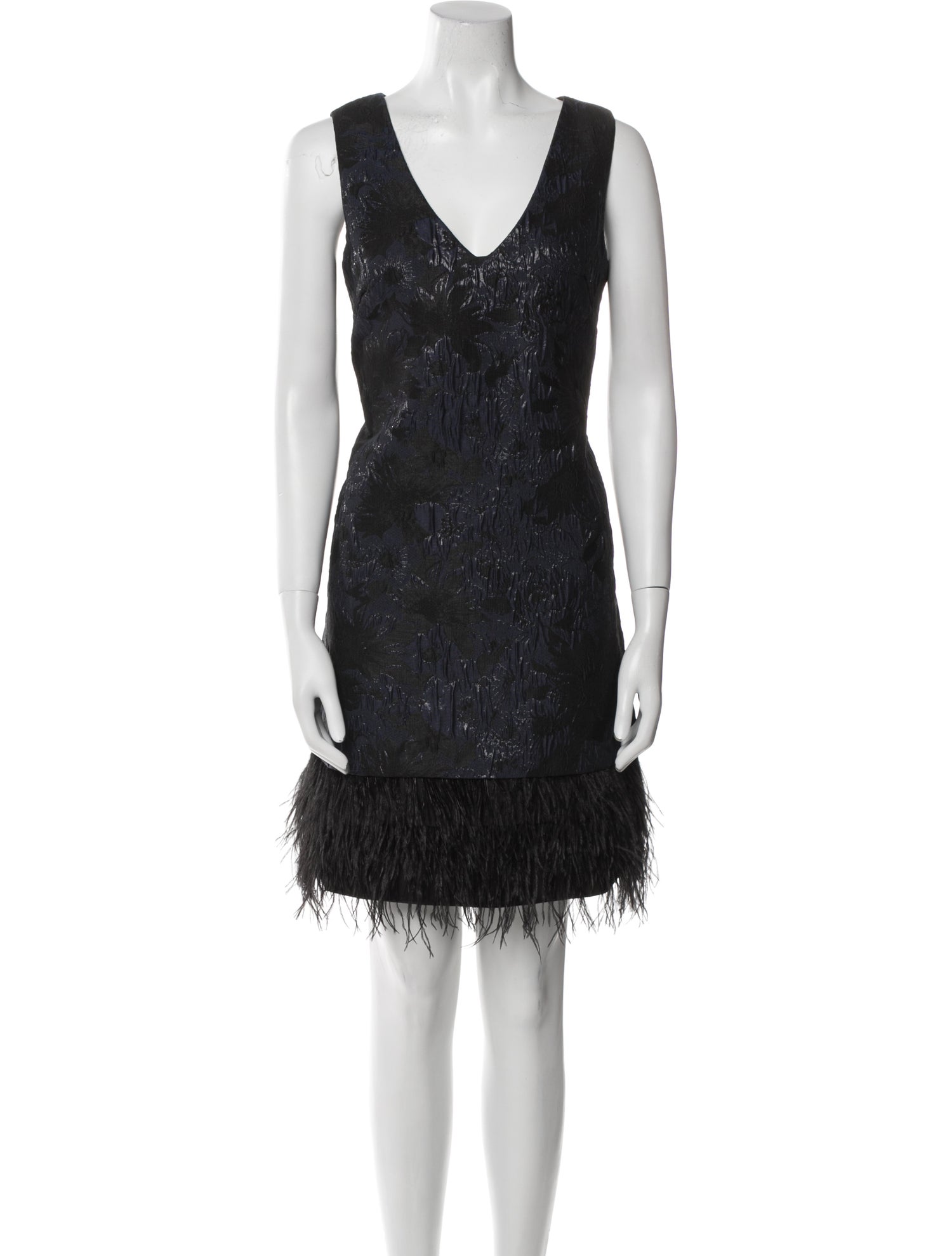 Nicole Miller V-Neck Mini Dress w/ Tags