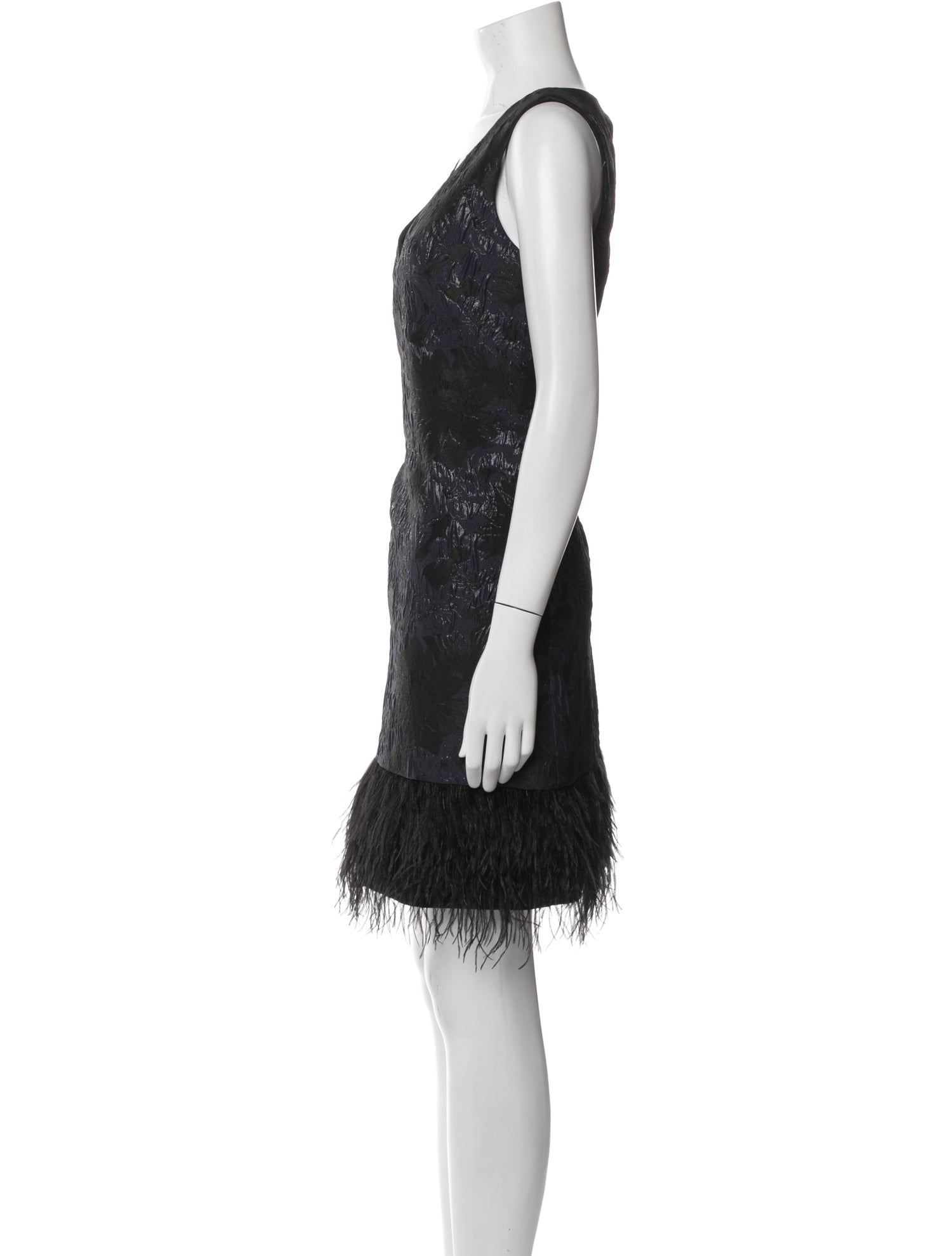 Nicole Miller V-Neck Mini Dress w/ Tags