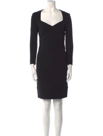 Nicole Miller V-Neck Mini Dress