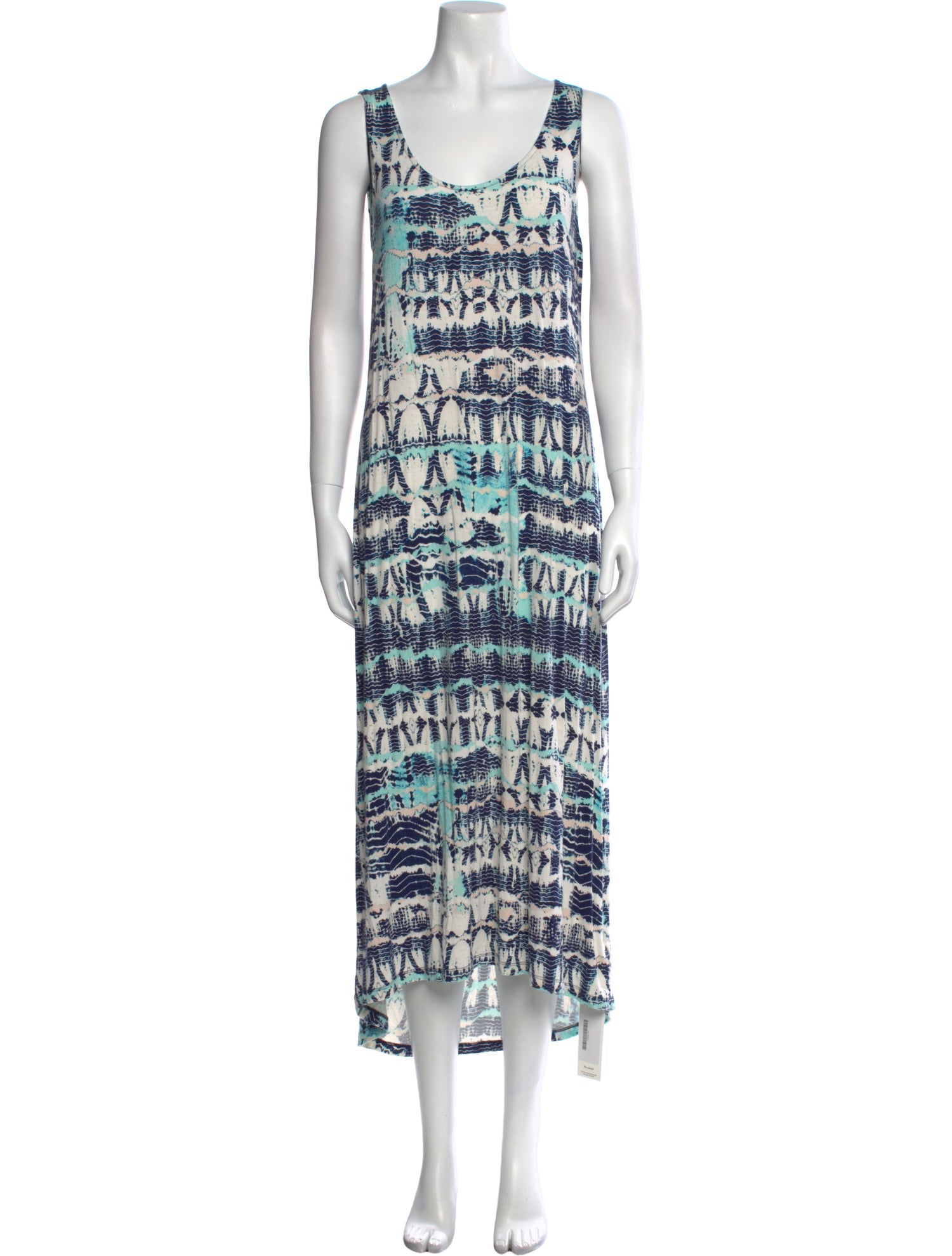 Nicole Miller Printed Long Dress