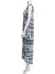 Nicole Miller Printed Long Dress