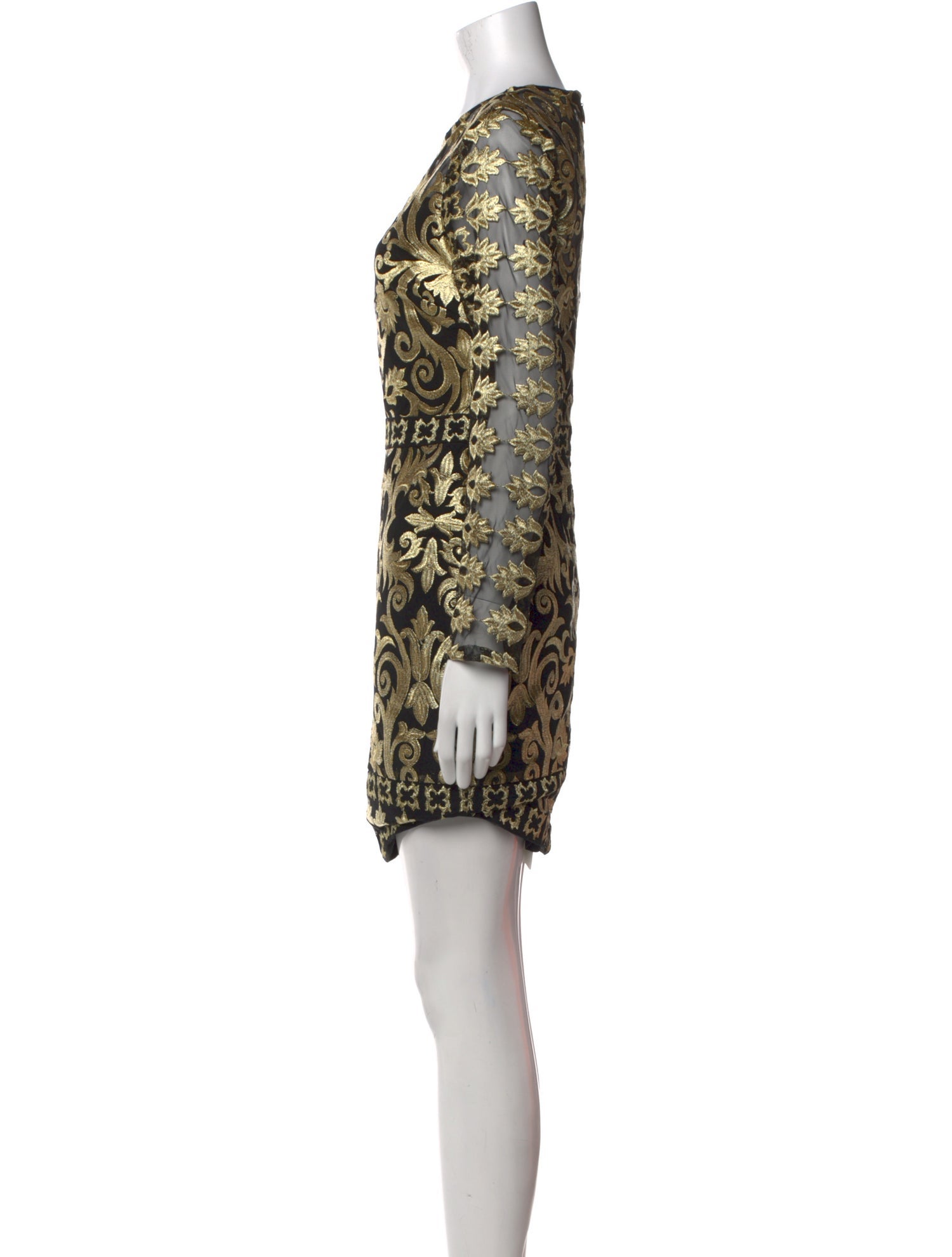 Nicole Miller Printed Mini Dress