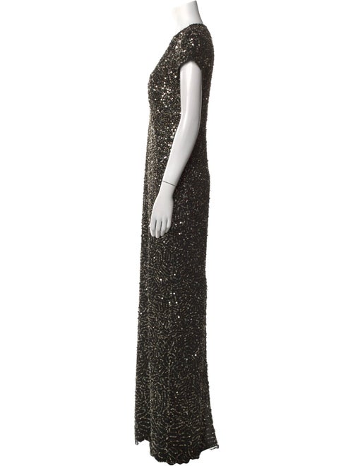 Nicole Miller Patterned Long Dress