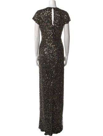 Nicole Miller Patterned Long Dress