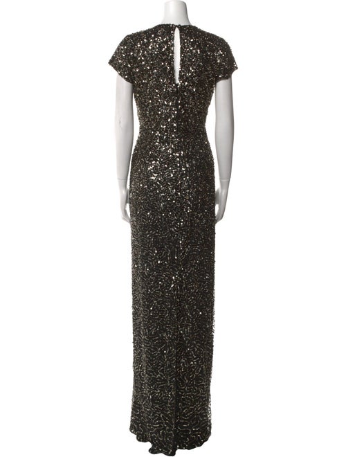 Nicole Miller Patterned Long Dress