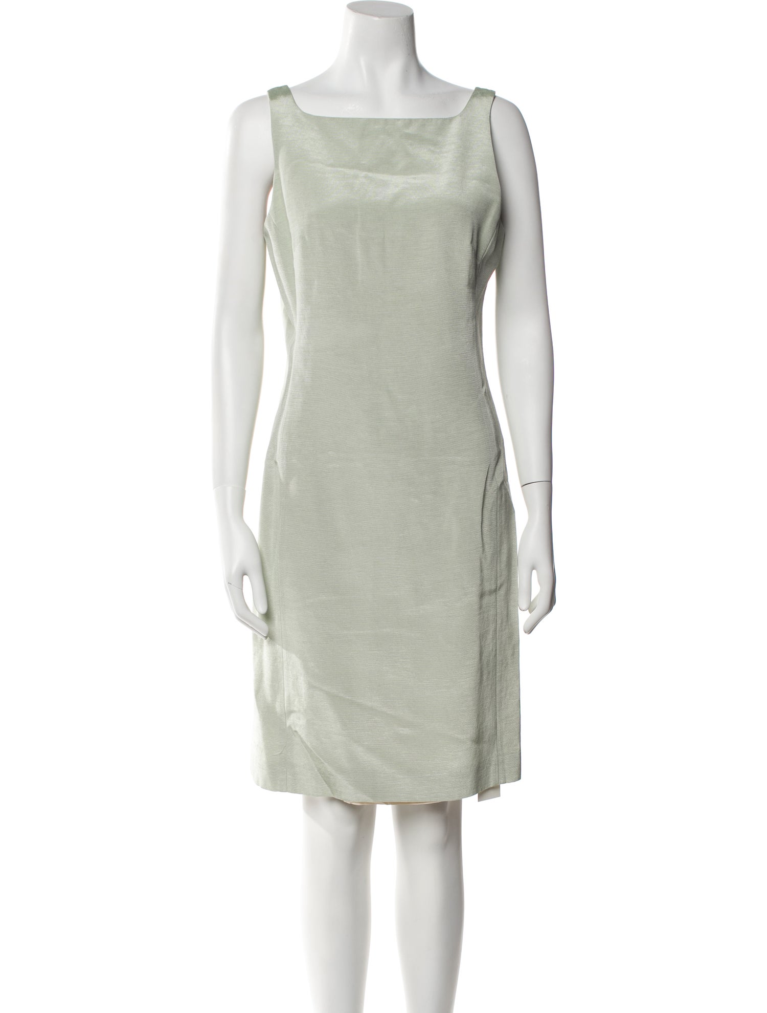 Nicole Miller Bateau Neckline Knee-Length Dress