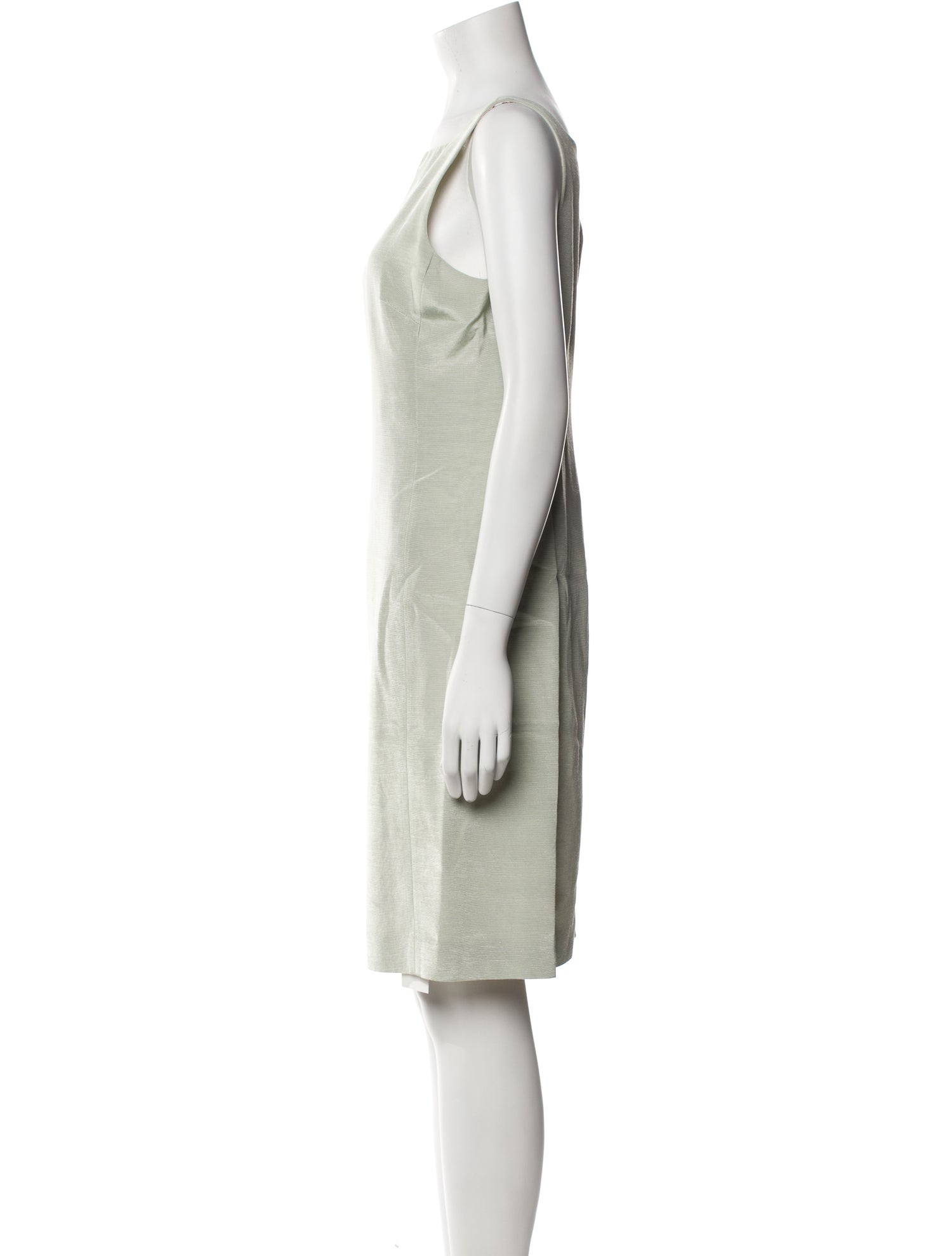 Nicole Miller Bateau Neckline Knee-Length Dress