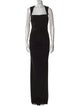 Nicole Miller Square Neckline Long Dress