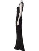 Nicole Miller Square Neckline Long Dress
