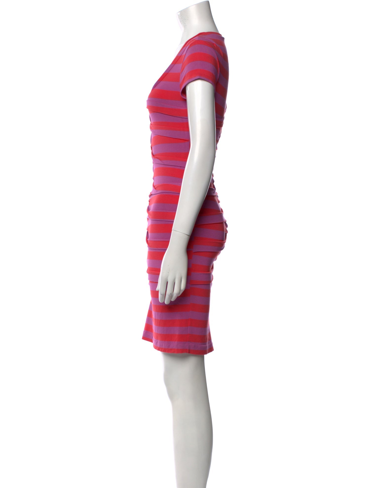 Nicole Miller Striped Mini Dress