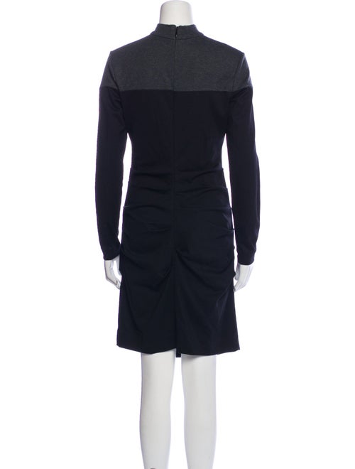 Nicole Miller Mock Neck Mini Dress
